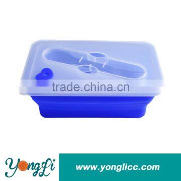 Foldable Silicone Microwavable Lunchbox
