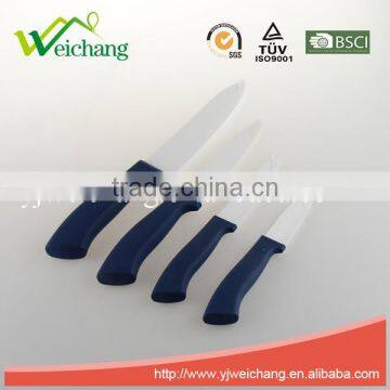 WCM81 New Stylish best 4pcs ceramic knife set yangjiang ceramic knife