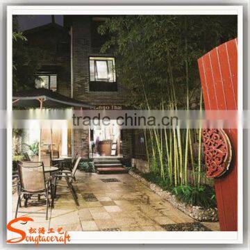 New Style Artificial Green Outdoor Artificial Bamboo Plants Poles Wholesale photo-6