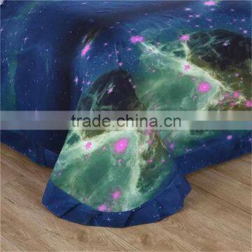 3D Bedding Set Universe Outer Space Themed Galay Duvet Cover Coverlet & Pillow Case Queen Size Galay Bedding Set photo-2
