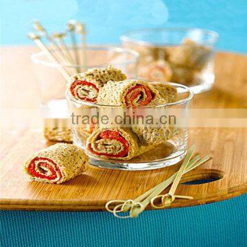 New product 2016 knotted bamboo skewer for sale