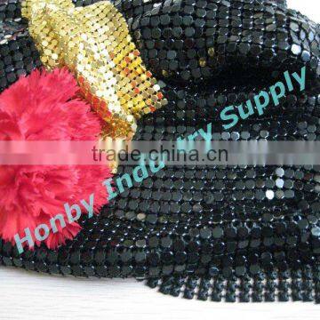 Coal Black Metal Mesh Cloth Used in Home Decor