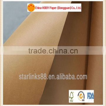 Plain kraft paper for made carton or box