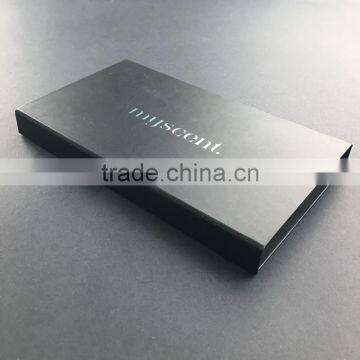 Black Mysterious Perfume Gift Magnet Rigid Paperboard Handmade Box photo-6