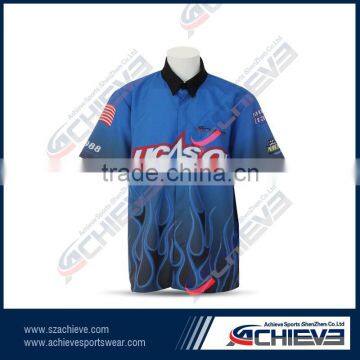 Custom Made Racing motocycle shirt polo t shirt for men