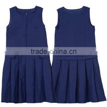 Girls School Uniform Pinafore, Pinafore School Uniform, Cotton Pinafore Dress photo-2