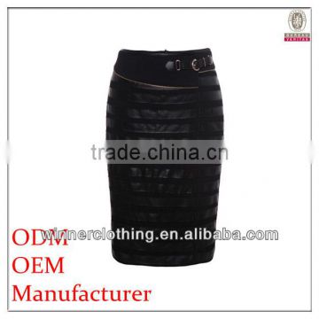 new arrival ladies latest design high quality pencil black long latin dance skirt