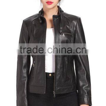 New Arrival American Style Custom Made Cow Leather Jacket Wholesale Price photo-2