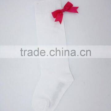 Wholesale Children Girl Knee High Socks With Bow photo-6