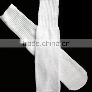 customized white blank polyester tube sublimation socks