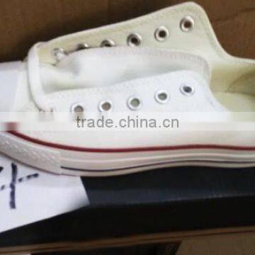 China various colors bulk white canvas wholesale shoes