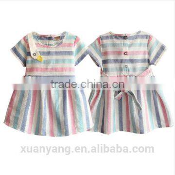Hot Sale Kids Clothes Boutique Frock Design Linen Cutting Sales New Model Girl Dress photo-3
