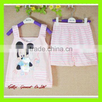 kids carton printed vest speelwear