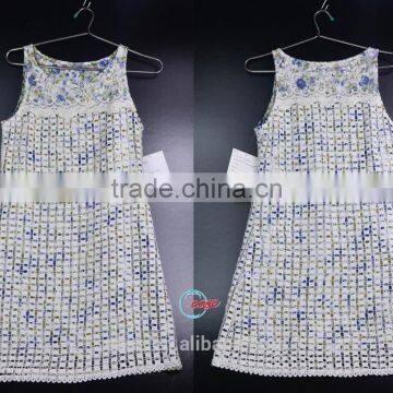 Full needle double ply knit dress sweater