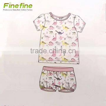 Fashion Cartoon Cotton Cheap Newborn Baby Clothing Set