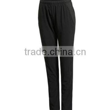 100% Polyester Cheap Blank Black Women Track Pants