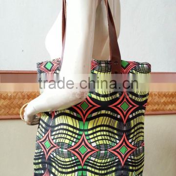 Cotton canvas screen printed tote bag.