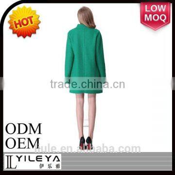 2015 Latest Elegant Women Wool Rain Design Fashion Coat photo-4
