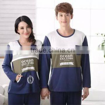 2015 wholesale couple pajamas set