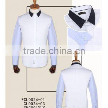 100% Cotton Blue Poplin Custom Made to Measure Custom Mens Dress Shirt photo-3