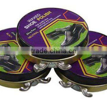 high gloss long lasting shine black tin shoe polish