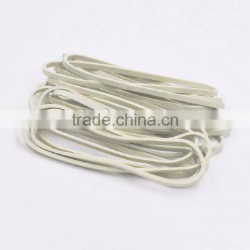 Silicone Custom Color White Rubber Band