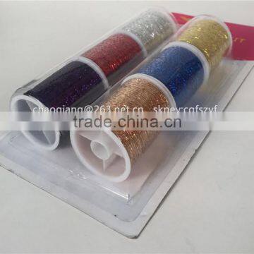 Sparkle Metallic Knitting Yarn,mx Type Knit Metallic Yarn,mx Type Metallic Yarn Pure Silver photo-5