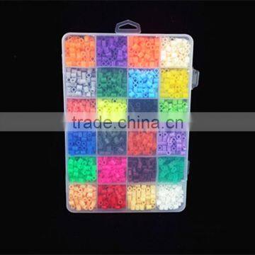 2400Pcs 24 Color Hama Beads 5MM Perler Beads DIY Creative Puzzles Tangram Jigsaw Board Educational Baby Kid Toys Gifts photo-3