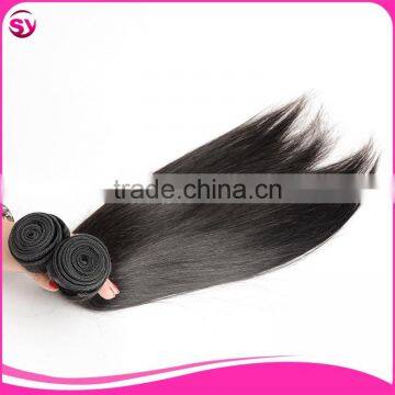 Sy Hair Can Be Curled Well Good Quality Cheap Brazilian Virgin Straight Hair Weave photo-2