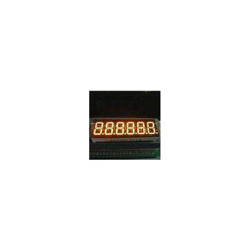 Common Cathode 7 Segment LED Display 6 Digit For Instrument Panel Indicator 9.2mm