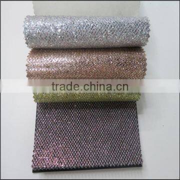 Made in China 2013Good style fashion glitter leather for high heel shoes