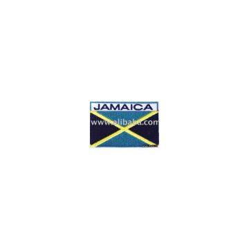 Embroidered nation flag