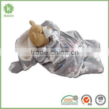 Comfortable Printed Fleece Blanket Baby Sleeping Bag photo-5