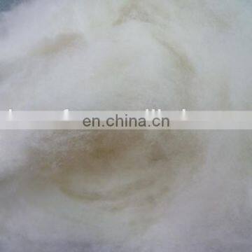 Pure Dehaired 100% Natural white Raw Chinese sheep wool 19.5-20.5 mic/36-38mm