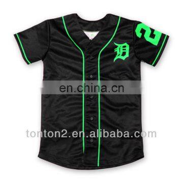 Hot Selling Sublimated Customized Baseball Jersey Clothing