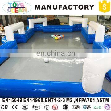 Inflatable Snooker Football Field Game With Big Snooker Ball photo-5
