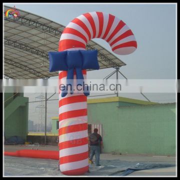 christmas decorative inflatable christmas walking stick , inflatable christmas tonfa , inflatable walking stick