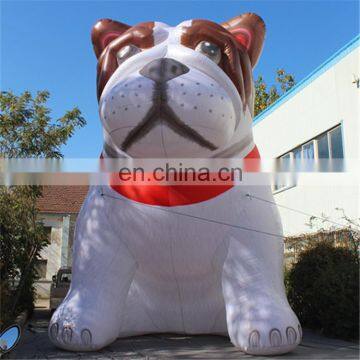 2017 new design customized 8m giant outdoor vivid single dog for event