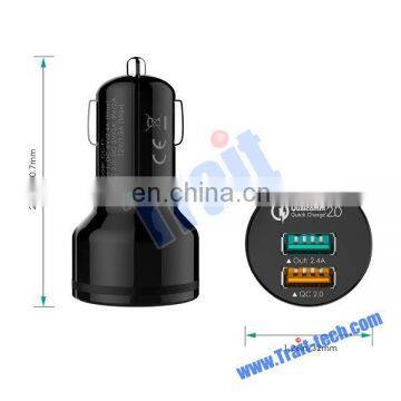 AUKEY Car Charger QC2.0 Port, Portable Car Charger With 2 USB Ports photo-3