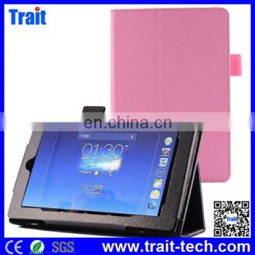 New Arrival Lichee Texture Pattern Side Stand PU Leather Flip Cover for Amazon Kindle Fire HD 7