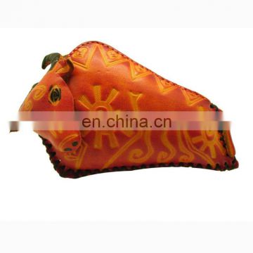 promotional buffalo Animal coin purse wholesale women genuine leather coin purse MCP-0087