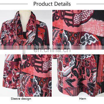 Turkish Style One Piece Cowl Neck Multi Color Retro Ropa Mujer Tunic for Female photo-5