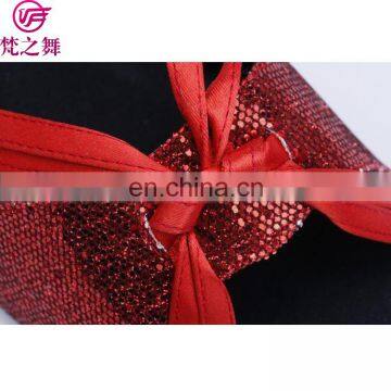 X-8014 Fashion Satin High Heel Women Sexy Red Latin Dance Shoes photo-6