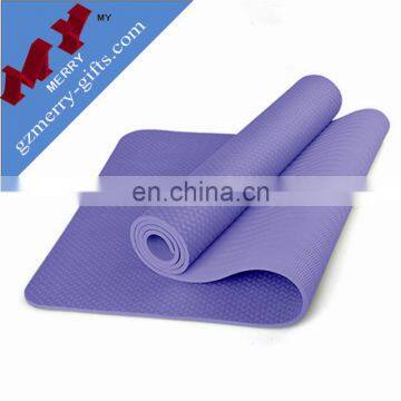 Guangzhou supplier blank eco yoga mat manufacturer with carry bag