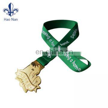 China Wholesale Good Quality Custom Printed Logo Medal Ribbon Award Ribbons photo-3