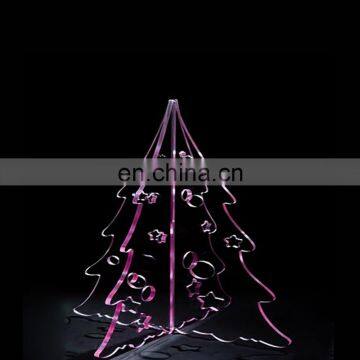 Hot sale chrismas gift LED acrylic christmas tree