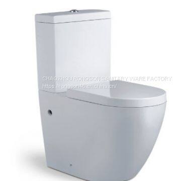 Sanitary ware bathroom ceramics  washdown two piece p-trap big size Australia toilet