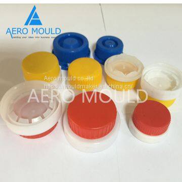 8 cavity sports drink bottle plastic cap mold