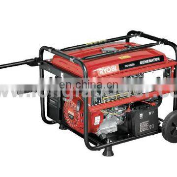 15hp 6.5KVA 190f backup Power Gasoline Generator silent petrol generator with handle and wheels