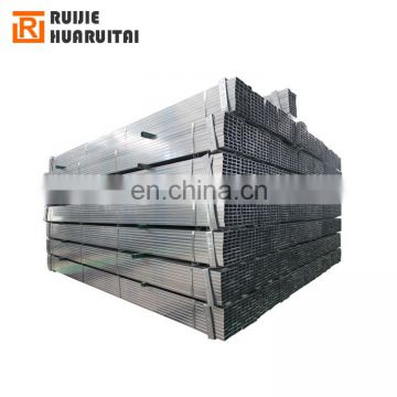 30*30*1.0MM pre galvanized square tube, rectangular steel pipe made in Tianjin China RJ STEEL